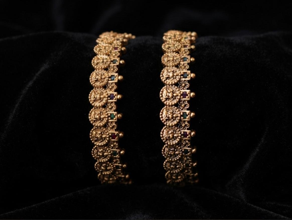 Heritage Lakshmi Temple Bangles(size2.6)