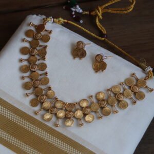 Traditional Coin (Kasu Mala) Necklace Set