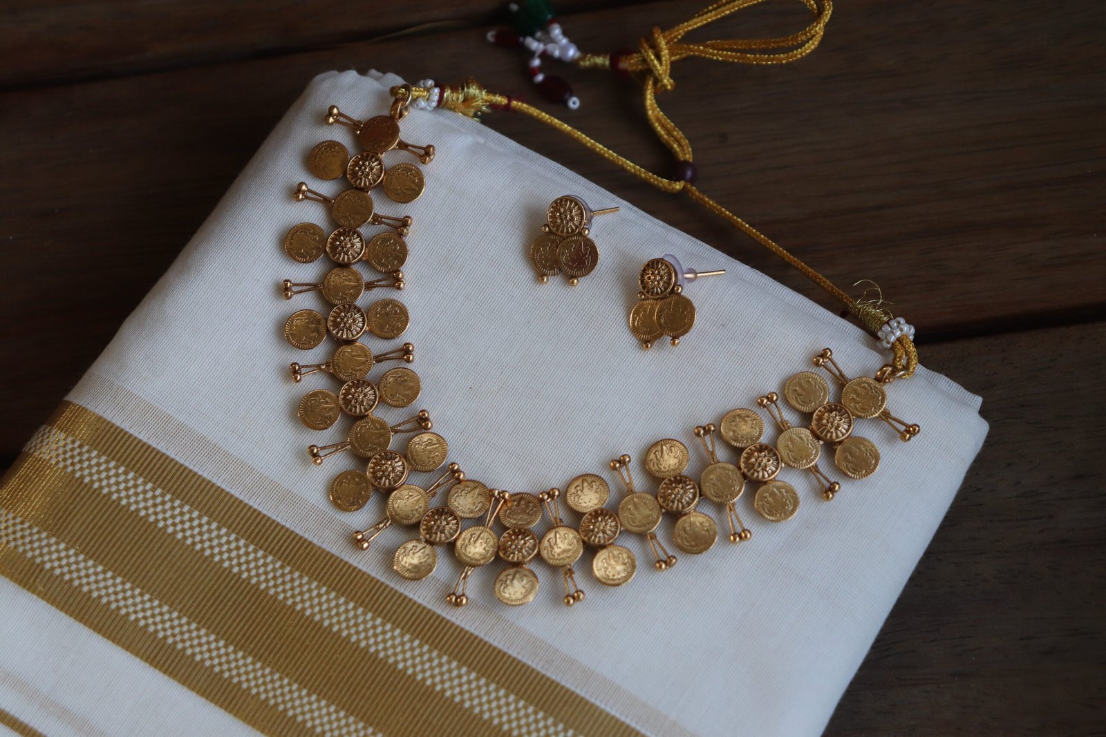 Traditional Coin (Kasu Mala) Necklace Set