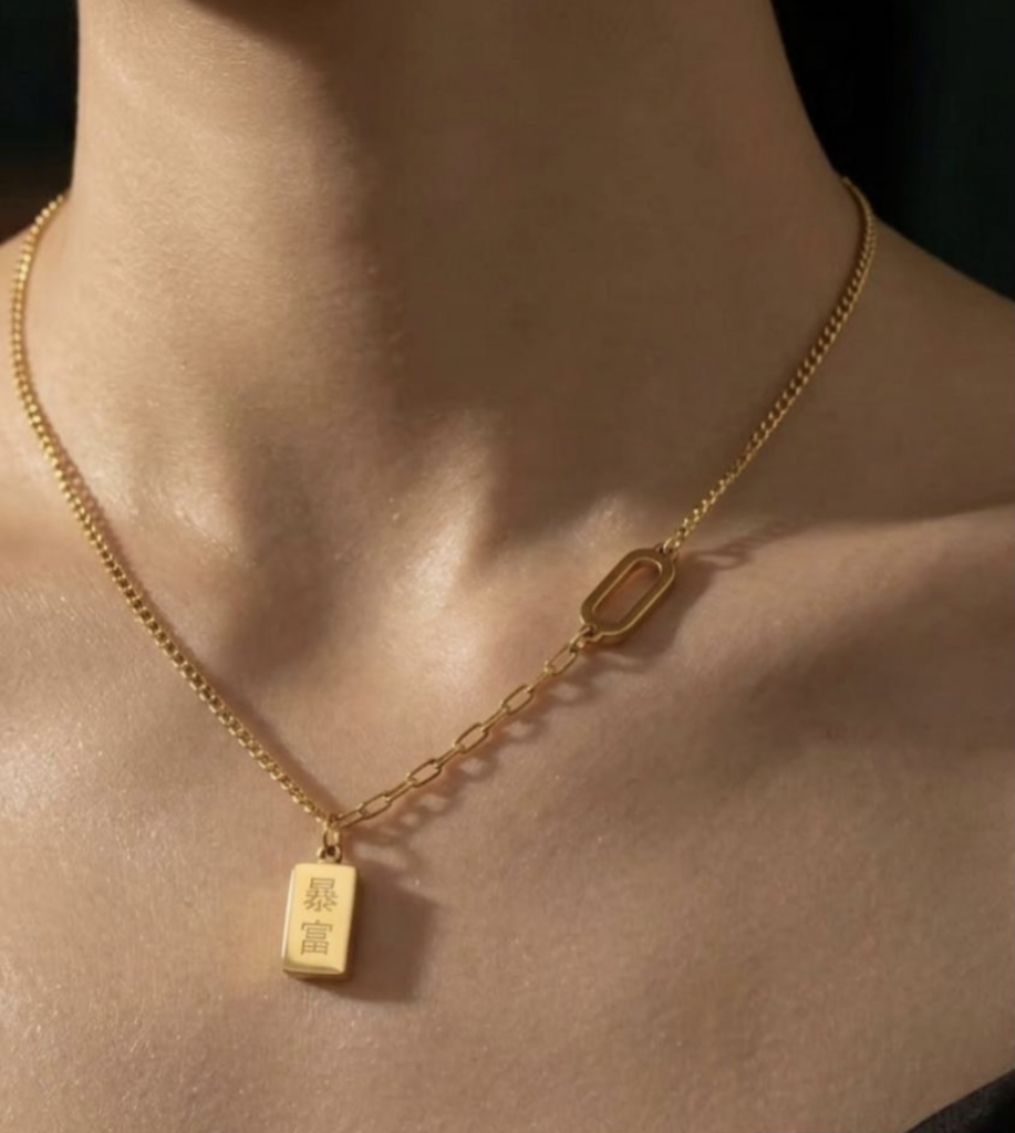 Chinese Character Pendant Necklaces
