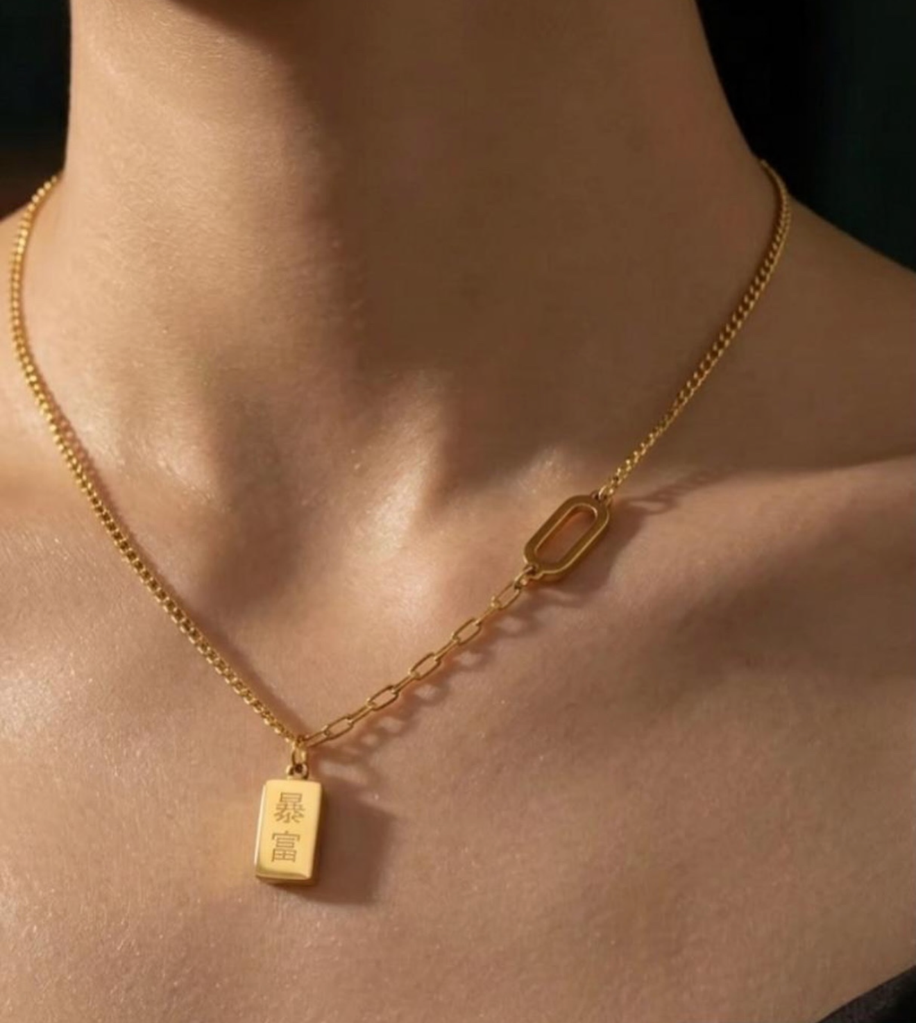 Chinese Character Pendant Necklaces