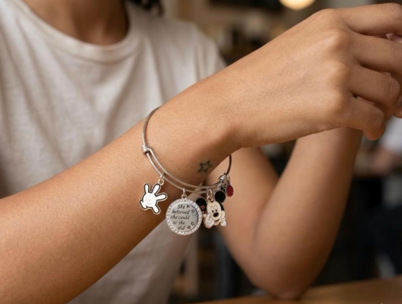 Inspirational Charm Bangle - Image 2
